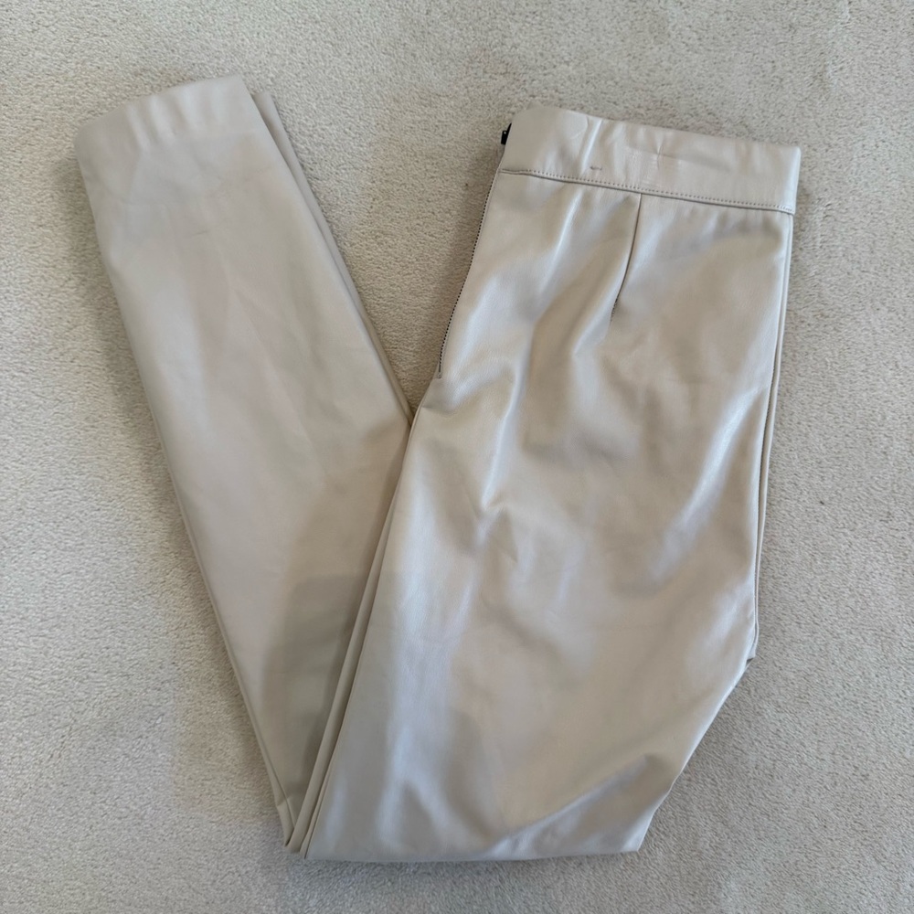 Zara faux leather leggings